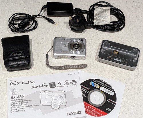 Casio exilim z750 argento - casio,