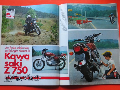 Rivista motociclismo 1976 con - motociclismo,